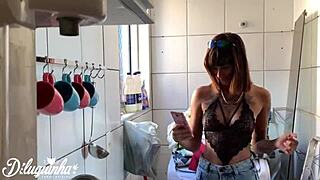 caught maid off guard tried to fuck but wife arrived home 😏