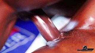 Horny Teen Bitch Cums All Over That Big Black Cock 😈