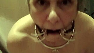 2025 02 18 esclave f autoseance ecarteur de bouche uro et coups de ceinture