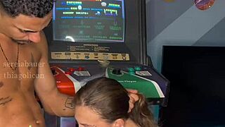 I Called My Neighbor to Play Video Game and She Let Me Fuck Her Pussy