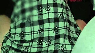 she makes amazing cowgirl sex on the car