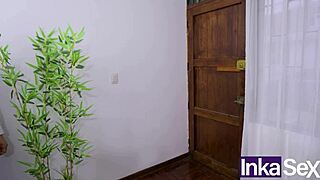 Young Mexican maid tricked and fucked by boss with big tits!