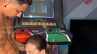 I Called My Neighbor to Play Video Game and She Let Me Fuck Her Pussy