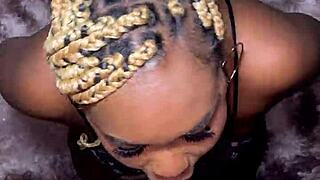 Passionate Homemade Sex with Ebony Beauty