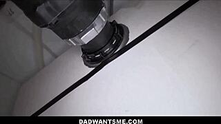 cute tiny blonde teen seduces stepdad while he fixes plumbing pov