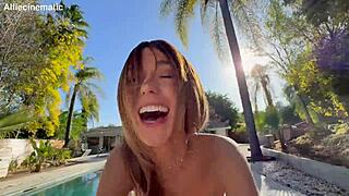 Petite horny christina sage nailed hard in pov