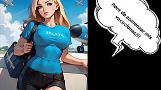 Animated comic lost in the jungle