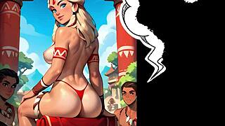 Animated comic lost in the jungle