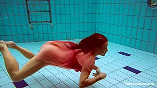 Hot Deniska, are you stripping naked underwater?