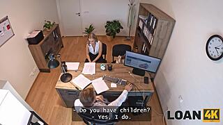 Hot Office Table Sex from Loan Inquiry