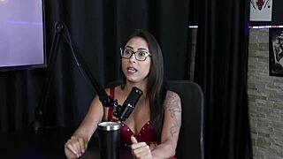 Brazilian Beauty Luciana Picchi Loves Being Dominated But Hates Dominating, Posing In Sheer Red Lingerie For Sexy Magazine Cover