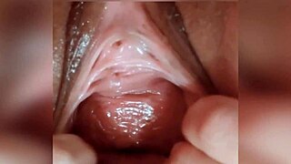 huge gaping cunt stretched by fingers and hands