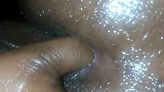 suggestive back entry with playful anal touches