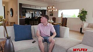 Mylfex features neighborhood babysitters in casual settings