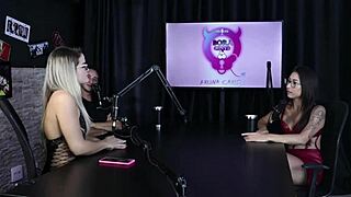 Brazilian Beauty Luciana Picchi Loves Being Dominated But Hates Dominating, Posing In Sheer Red Lingerie For Sexy Magazine Cover