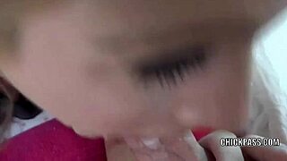 Petite Housewife Jolene Goes Down on Stiff Cock