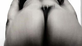 Before shower twerking in the bathroom with ass shaking moves