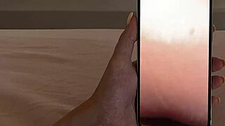 husband's iphone has close-up anal recording