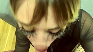 Blonde's Face In A Messy Situation