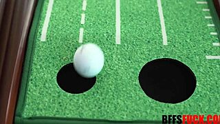 golf coach fucks three curvy fat teens in group foursome