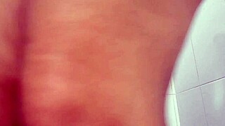 paty teases her ass with magic wand and cums hard