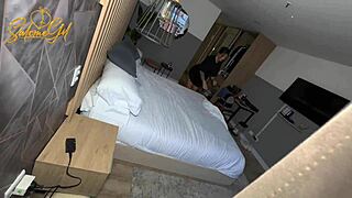 Spying On Hot Milf Eating Monster Dick While Husband Away - Salome Gil