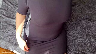 Passionate Handjob and Oral with Release on My Hot Dress POV