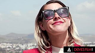 Hot blonde teen emma rosie rides handyman's big cock in her tight ass