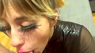 Blonde's Face In A Messy Situation