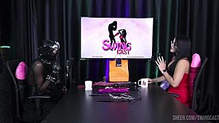 Ramona 69 swing with Tiffany Rocha sheer red 😘