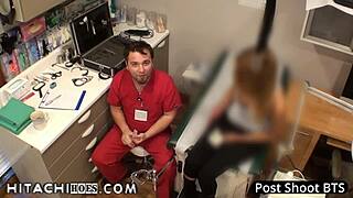 Pothead Maria Santos endures intense Hitachi wand orgasms!