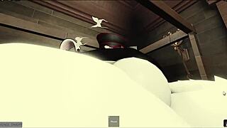 Masked Person Approaches Resting Cosplayer