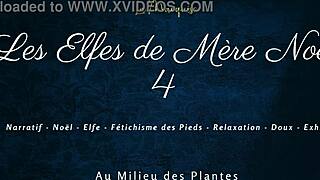 Les Elfes De Mere Noel 4: French Dirty Talk Joi Foot Fetish