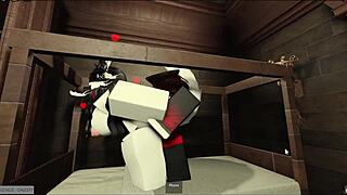 Masked Person Approaches Resting Cosplayer