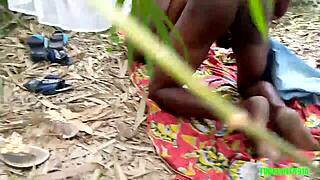 Fucking my primitive old man in the forest