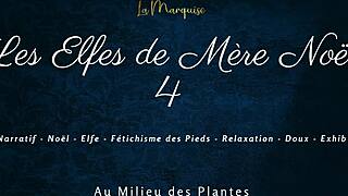Les Elfes De Mere Noel 4: French Dirty Talk Joi Foot Fetish