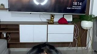 Beautiful Latina Plays With Dildos