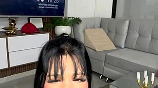 Beautiful Latina Plays With Dildos