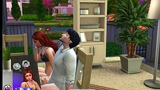 sexy redhead and newlywed cheating in sims 4, what happens next?