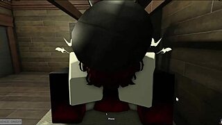 Masked Person Approaches Resting Cosplayer