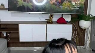 Beautiful Latina Plays With Dildos