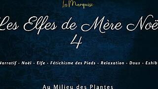 Les Elfes De Mere Noel 4: French Dirty Talk Joi Foot Fetish