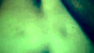 Latina amateur rides cock in homemade threesome