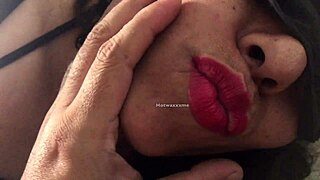Blindfolded slut delivers intense blowjob
