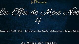 Les Elfes De Mere Noel 4: French Dirty Talk Joi Foot Fetish