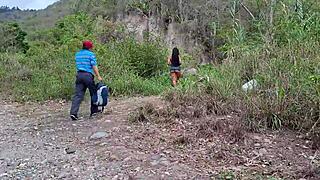 old day laborer fucks busty peasant woman