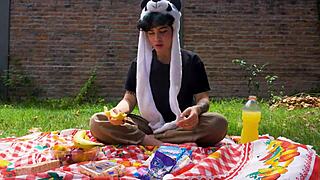 Lara's Picnic Full Vomit Barf Fetish Movie