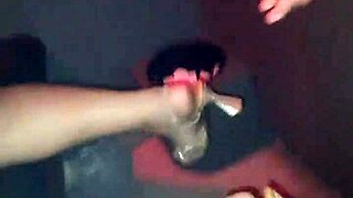 This redhead newbie gets facials from two guys at the gloryhole! 😍