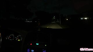 Hitchhiking Slut Thanks Fat Cock For A Ride!