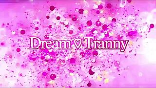 Hot Trans Babe Bruna Ferrari Jerks Off Dildo Fucking